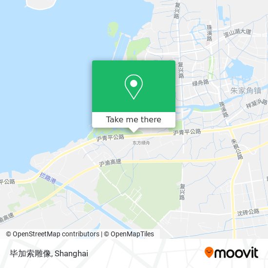 毕加索雕像 map