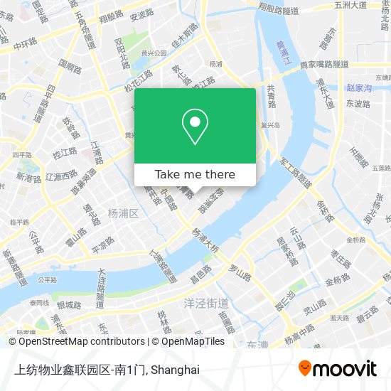 上纺物业鑫联园区-南1门 map