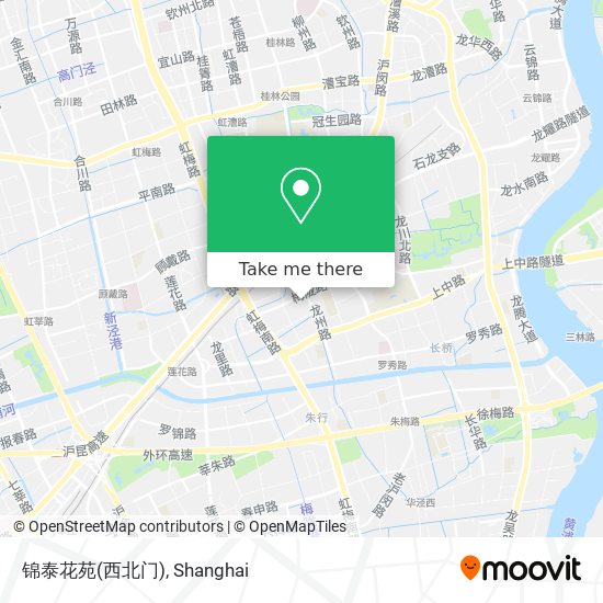 锦泰花苑(西北门) map