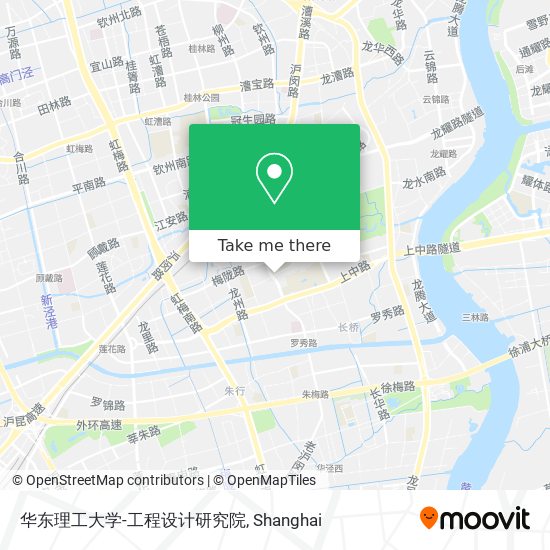 华东理工大学-工程设计研究院 map