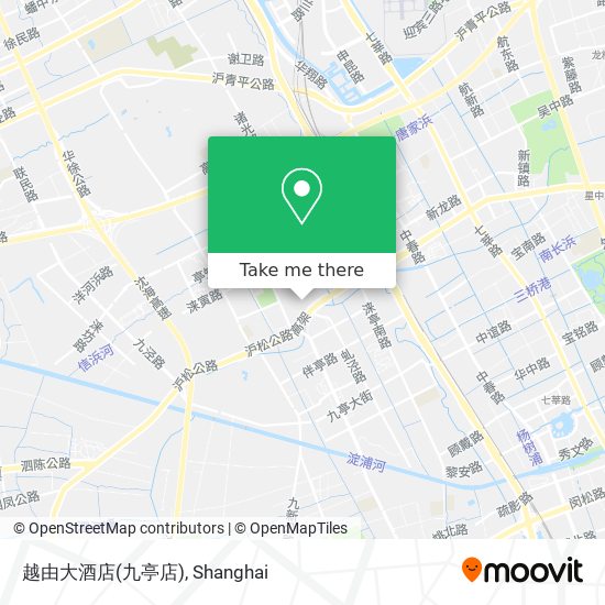 越由大酒店(九亭店) map