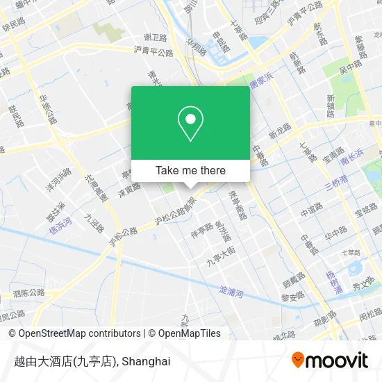 越由大酒店(九亭店) map