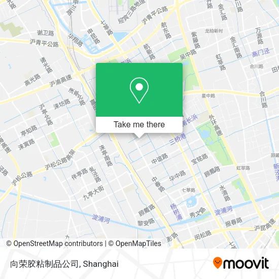 向荣胶粘制品公司 map