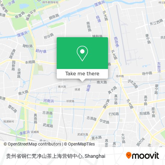 贵州省铜仁梵净山茶上海营销中心 map