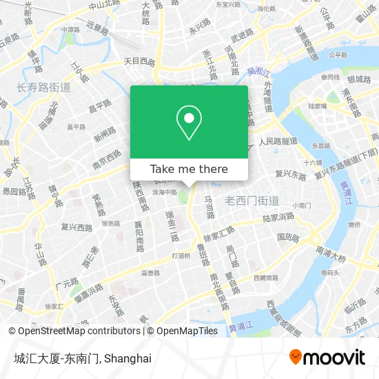 城汇大厦-东南门 map