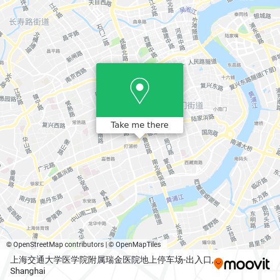 上海交通大学医学院附属瑞金医院地上停车场-出入口 map