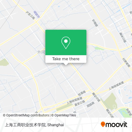 上海工商职业技术学院 map