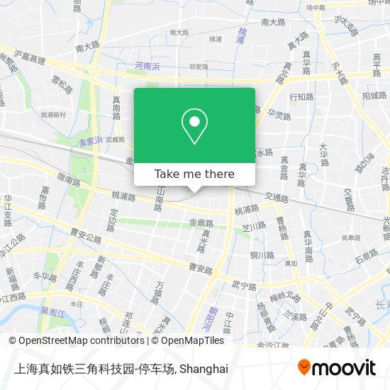 上海真如铁三角科技园-停车场 map