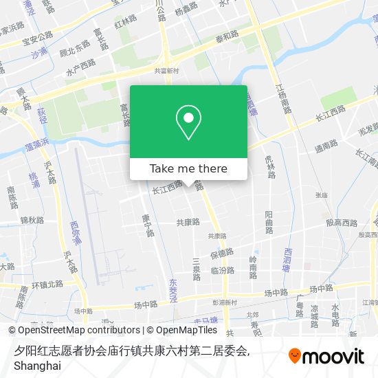 夕阳红志愿者协会庙行镇共康六村第二居委会 map