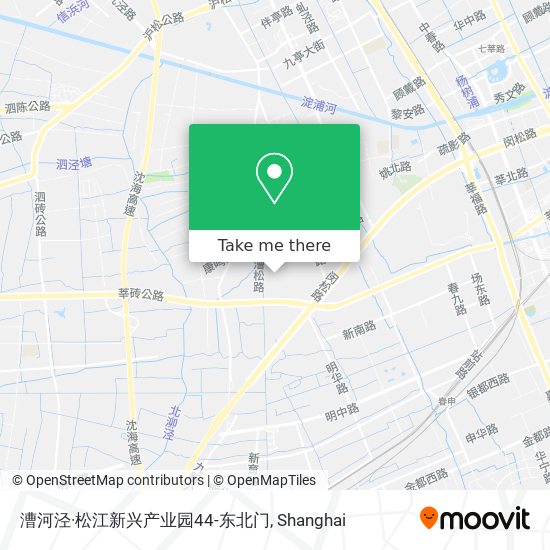 漕河泾·松江新兴产业园44-东北门 map