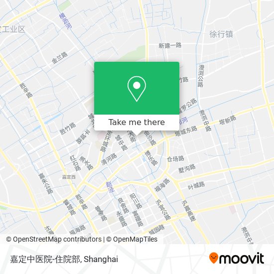 嘉定中医院-住院部 map