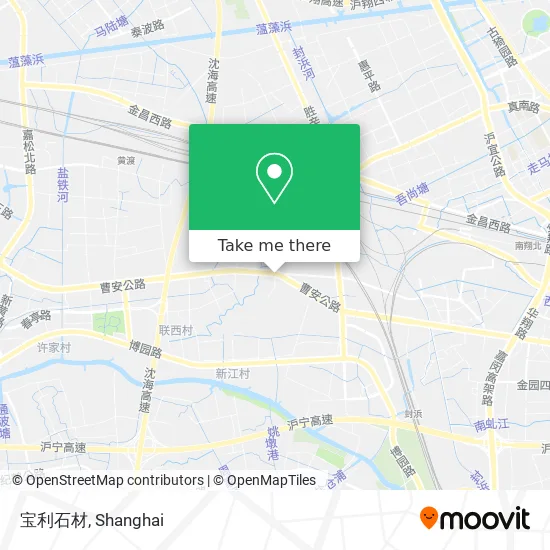 宝利石材 map