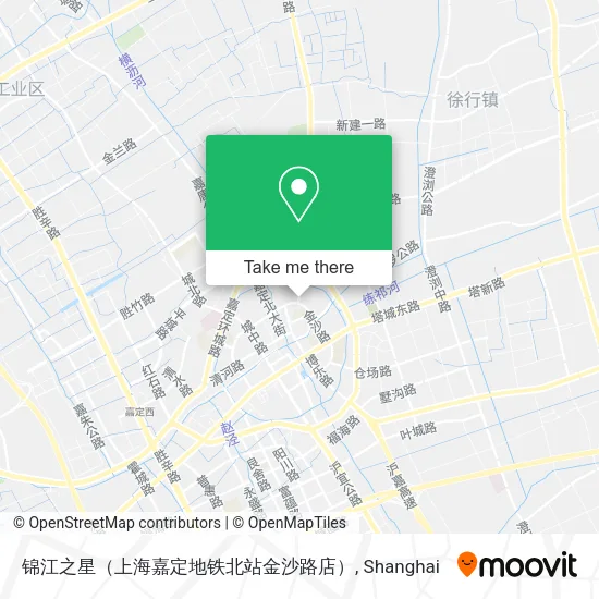 锦江之星（上海嘉定地铁北站金沙路店） map