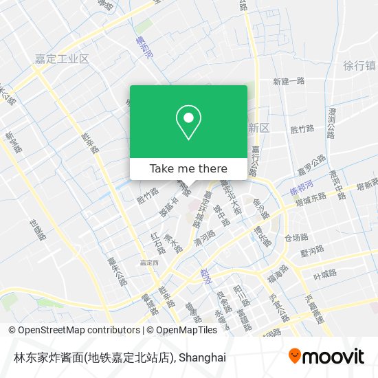 林东家炸酱面(地铁嘉定北站店) map