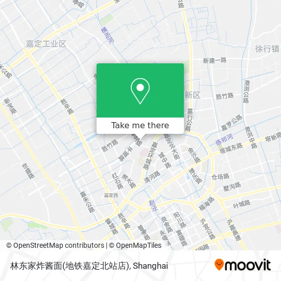林东家炸酱面(地铁嘉定北站店) map