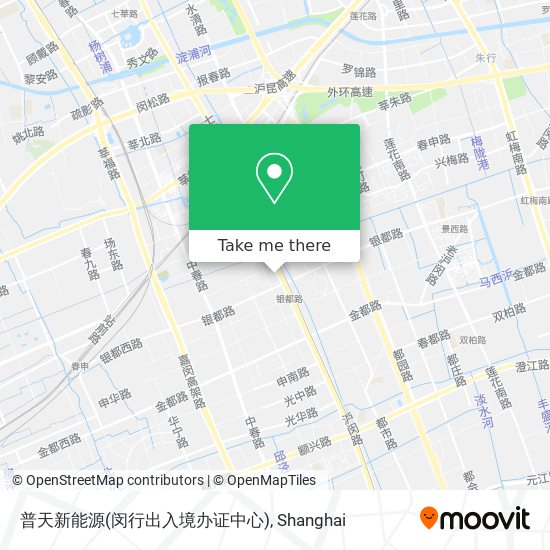 普天新能源(闵行出入境办证中心) map