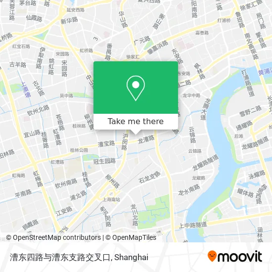 漕东四路与漕东支路交叉口 map