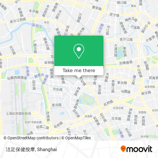 洁足保健按摩 map
