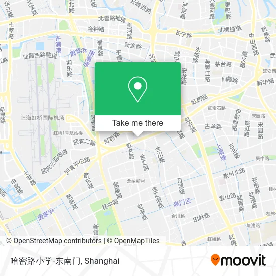 哈密路小学-东南门 map