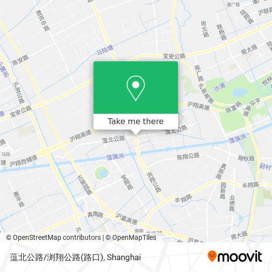 蕰北公路/浏翔公路(路口) map