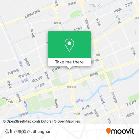 蕰川路杨鑫路 map