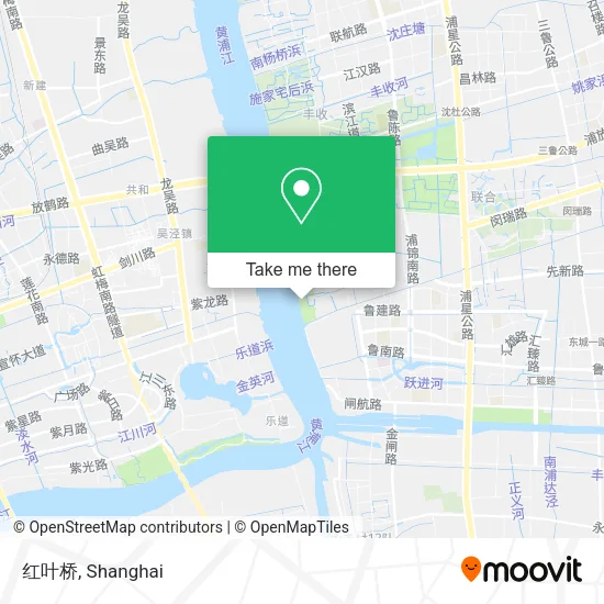 红叶桥 map