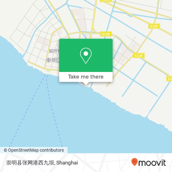 崇明县张网港西九坝 map