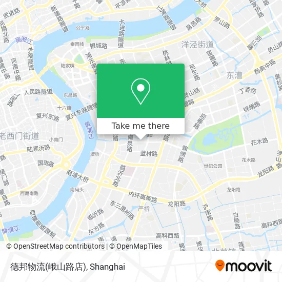 德邦物流(峨山路店) map