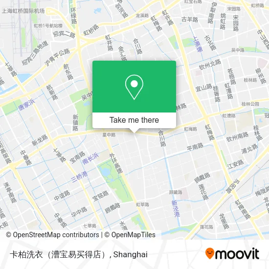 卡柏洗衣（漕宝易买得店） map