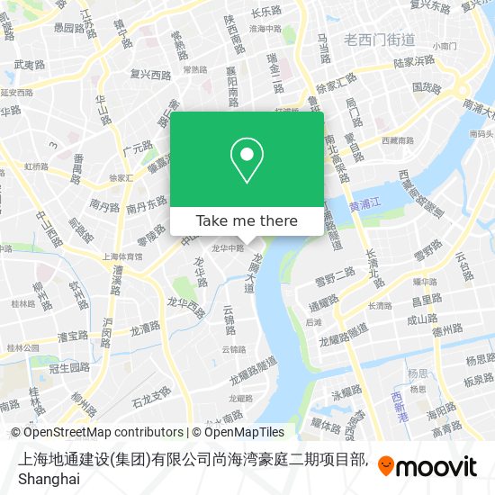 上海地通建设(集团)有限公司尚海湾豪庭二期项目部 map