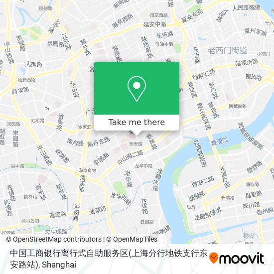 中国工商银行离行式自助服务区(上海分行地铁支行东安路站) map