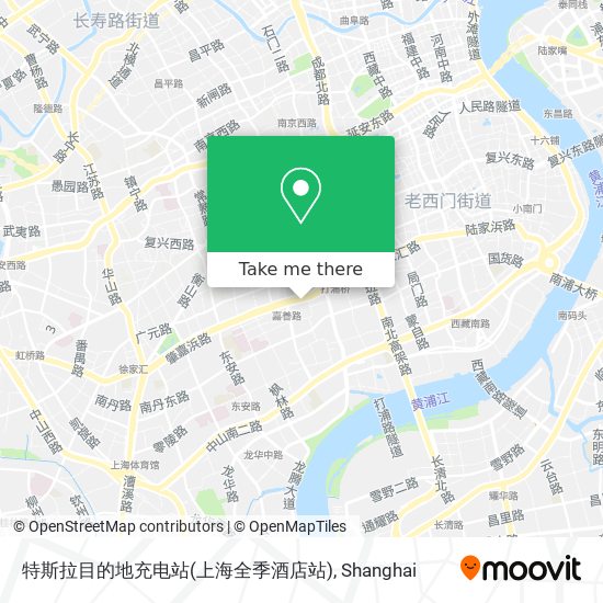 特斯拉目的地充电站(上海全季酒店站) map
