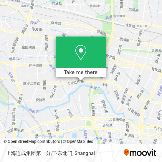 上海连成集团第一分厂-东北门 map