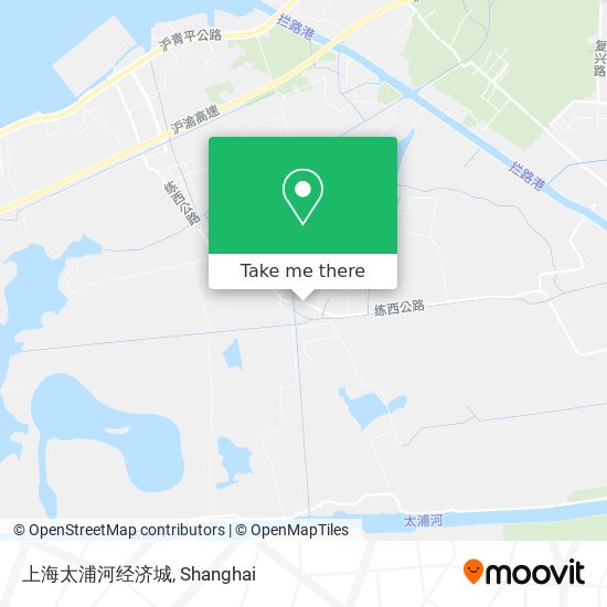上海太浦河经济城 map