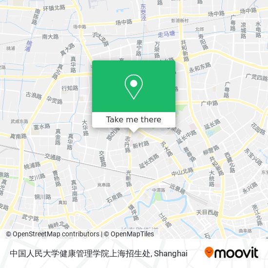 中国人民大学健康管理学院上海招生处 map