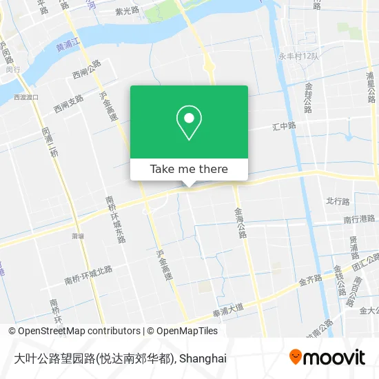 大叶公路望园路(悦达南郊华都) map