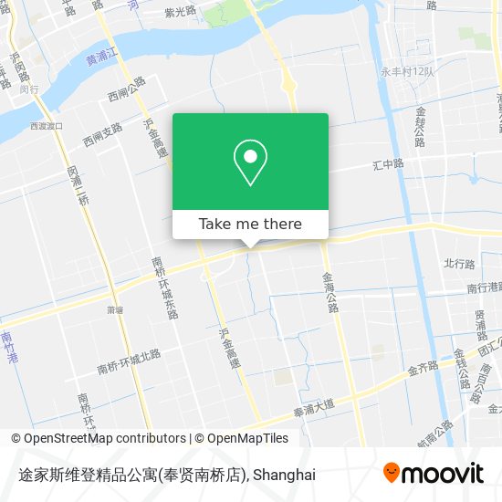 途家斯维登精品公寓(奉贤南桥店) map
