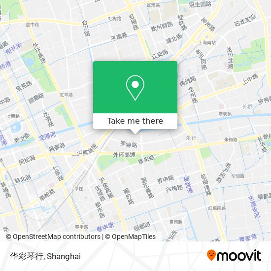 华彩琴行 map