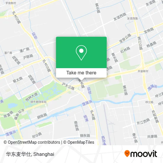 华东麦华仕 map