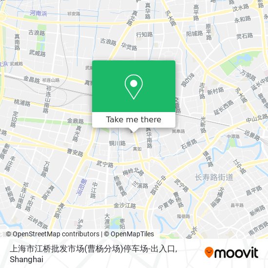 上海市江桥批发市场(曹杨分场)停车场-出入口 map
