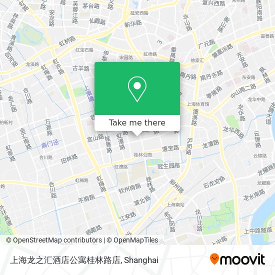 上海龙之汇酒店公寓桂林路店 map