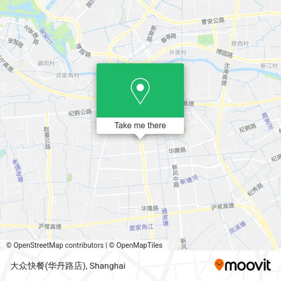 大众快餐(华丹路店) map