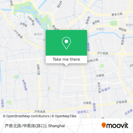 芦蔡北路/华蔡路(路口) map