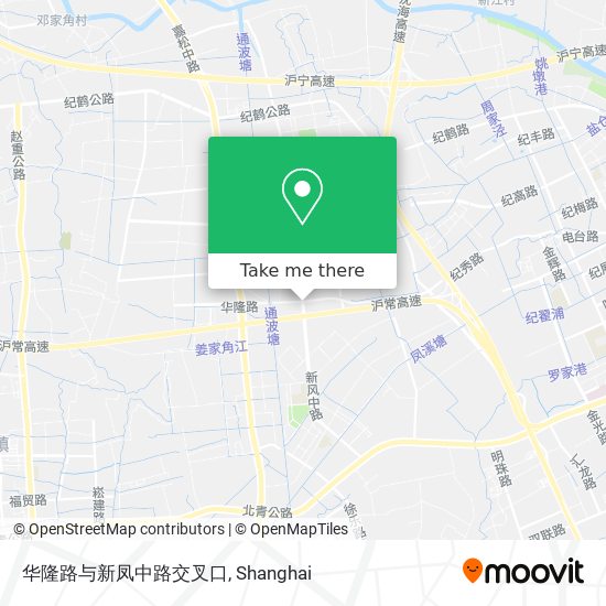 华隆路与新凤中路交叉口 map