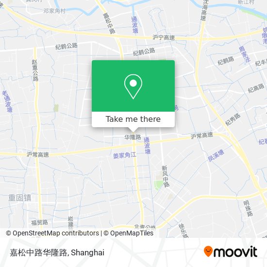 嘉松中路华隆路 map
