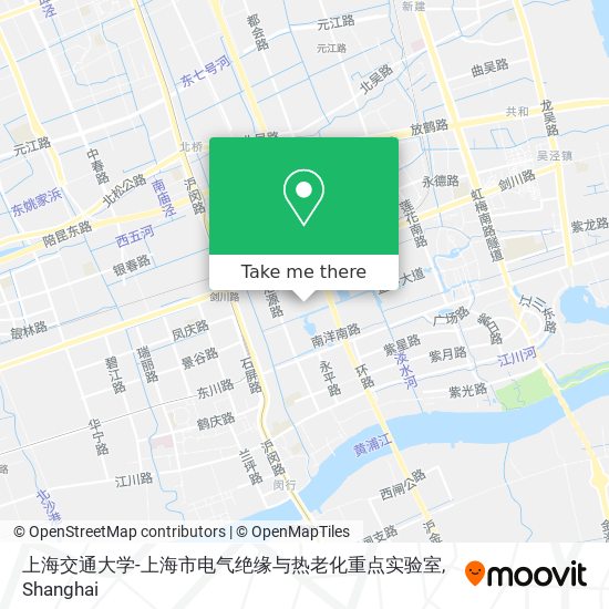 上海交通大学-上海市电气绝缘与热老化重点实验室 map