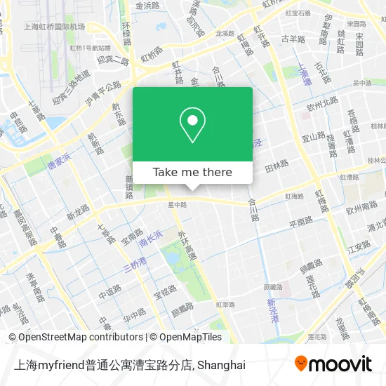 上海myfriend普通公寓漕宝路分店 map