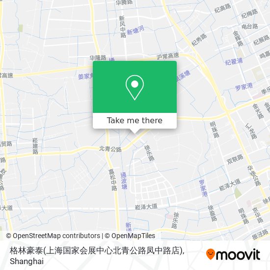 格林豪泰(上海国家会展中心北青公路凤中路店) map