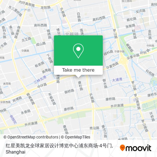 红星美凯龙全球家居设计博览中心浦东商场-4号门 map