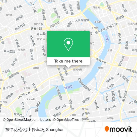 东怡花苑-地上停车场 map